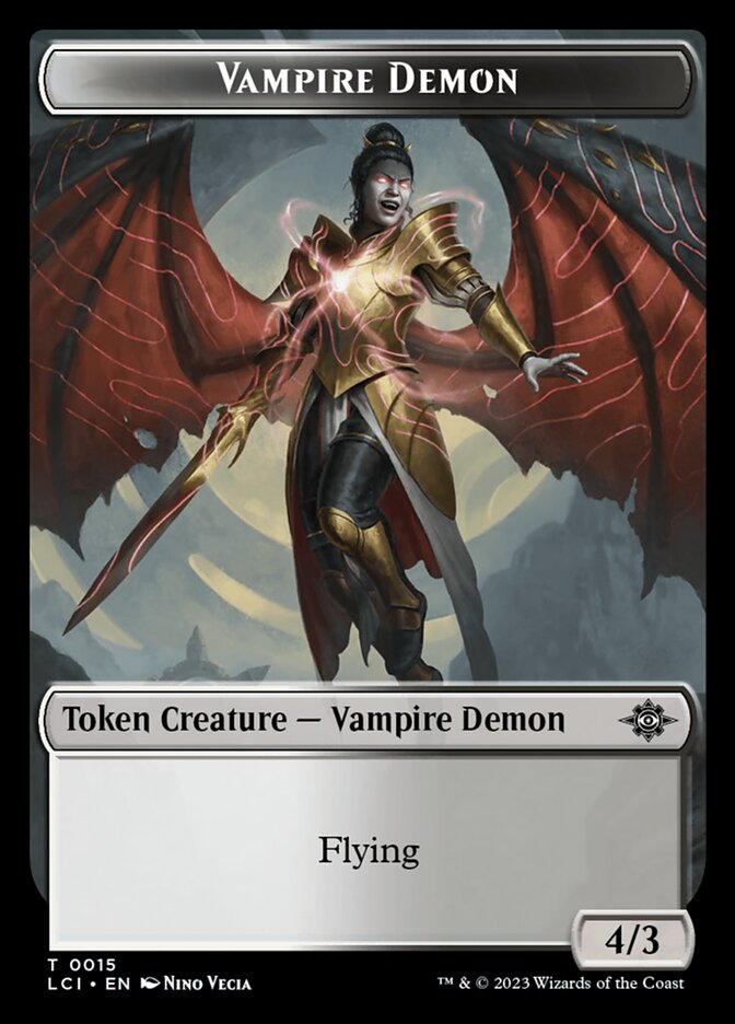 Vampire Demon, The Lost Caverns of Ixalan Tokens · 0015