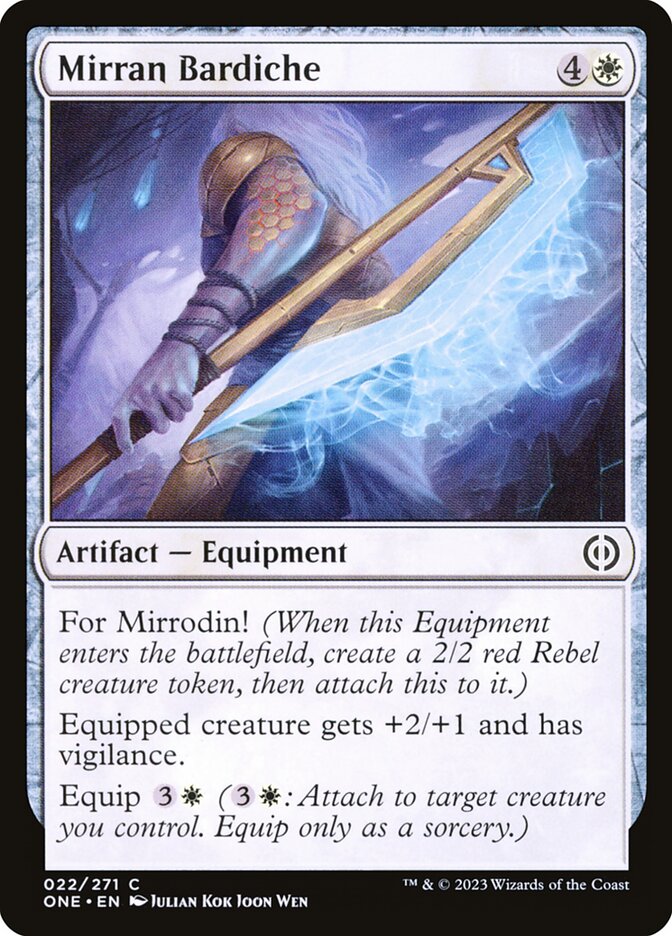 Mirran Bardiche, Phyrexia: All Will Be One · 022/271