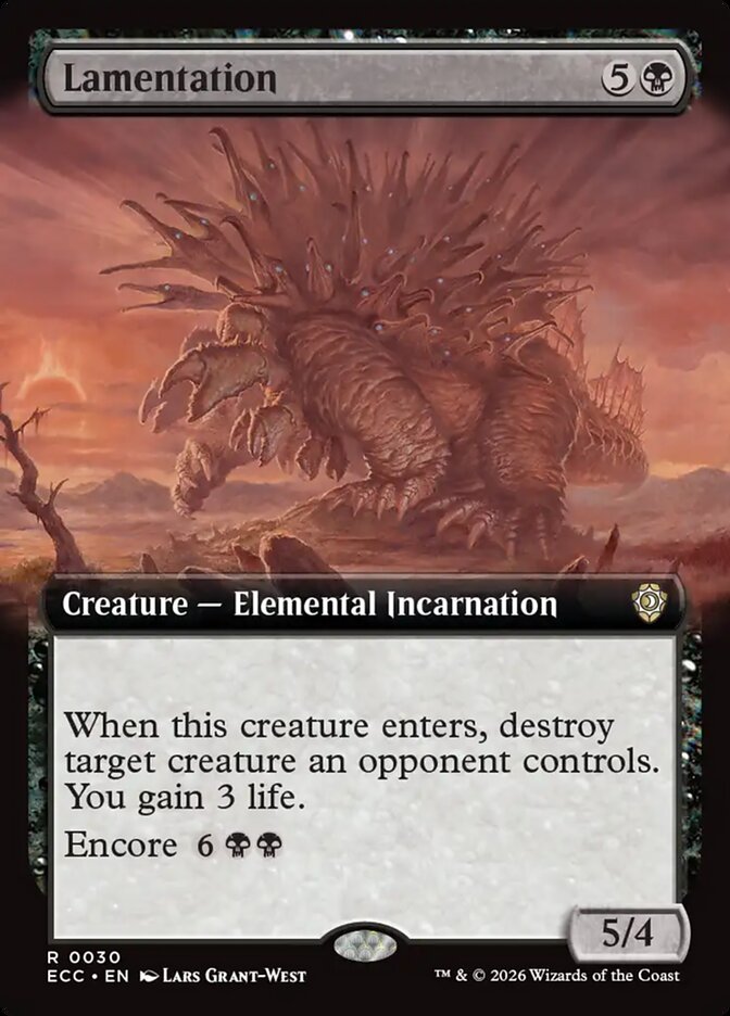 Lamentation, Lorwyn Eclipsed Commander · 0030