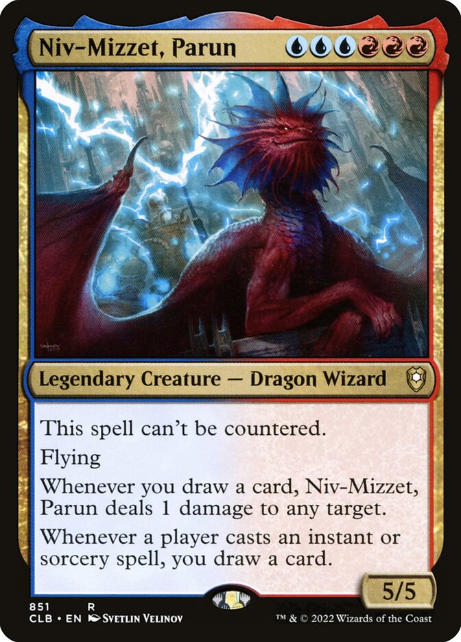 Niv-Mizzet, Parun, Commander Legends: Battle for Baldur's Gate · 851