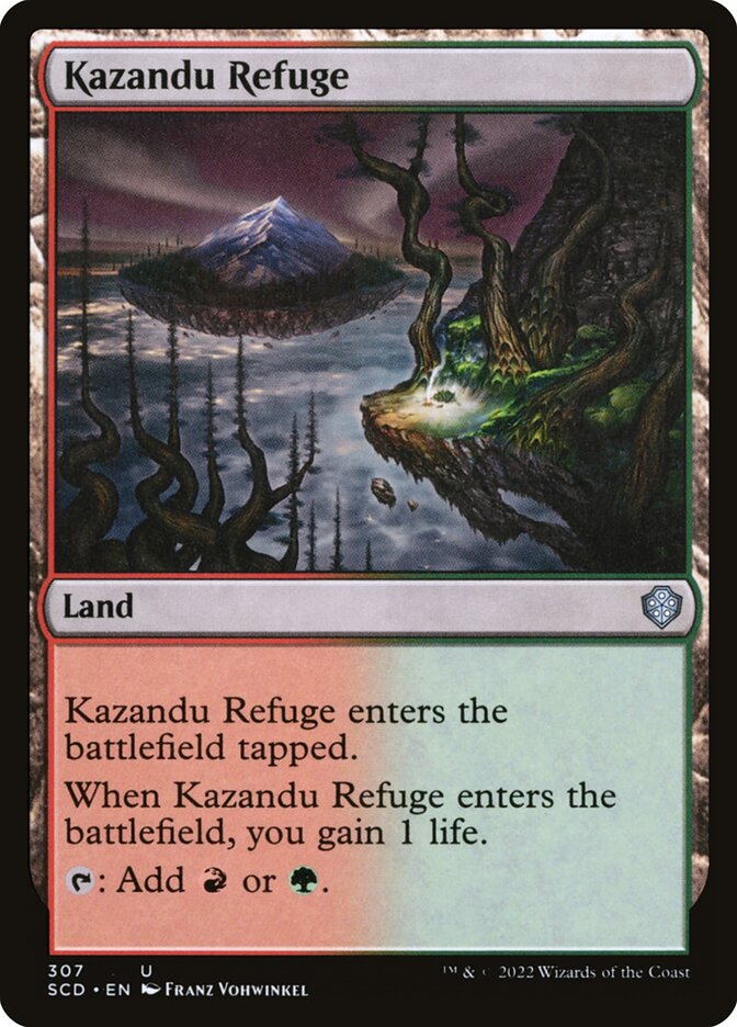 Kazandu Refuge, Starter Commander Decks · 307