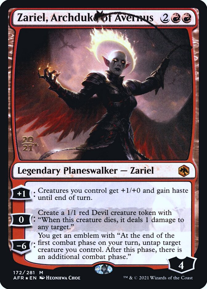 Zariel, Archduke of Avernus, Adventures in the Forgotten Realms Promos · 172/281