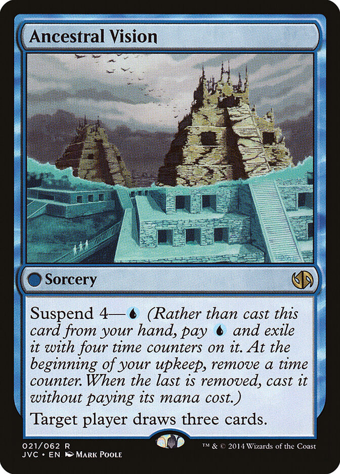 Ancestral Vision, Duel Decks Anthology: Jace vs. Chandra · 021/062