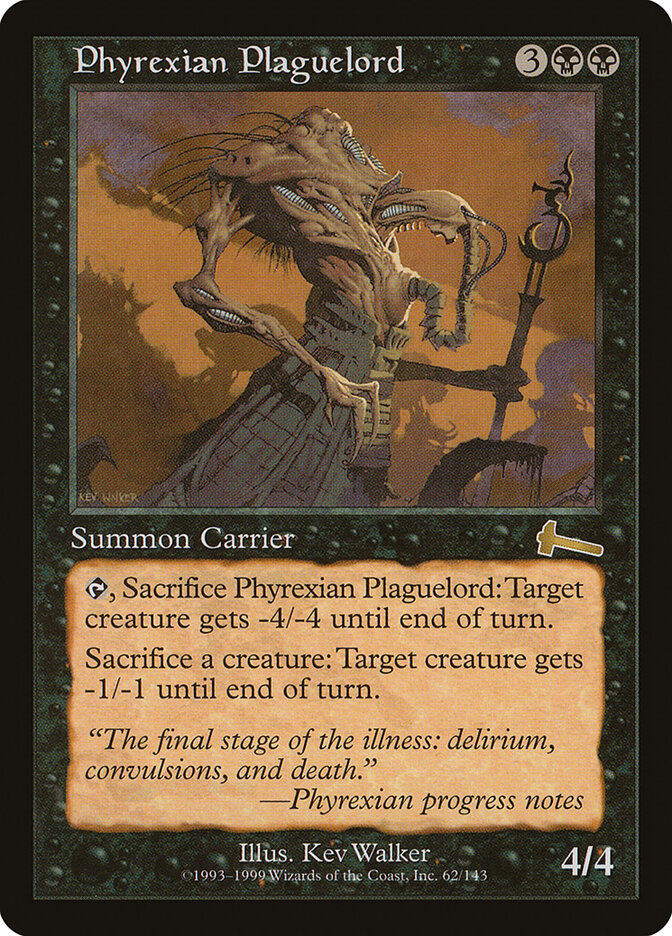 Phyrexian Plaguelord, Urza's Legacy · 62/143