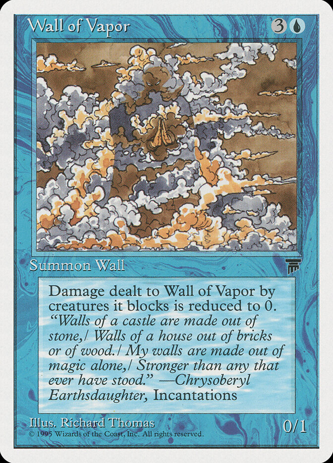 Wall of Vapor, Chronicles · 27