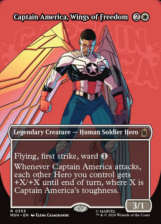 Captain America, Wings of Freedom, Marvel Super Heroes · 0353