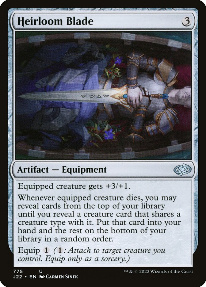 Heirloom Blade, Jumpstart 2022 · 775