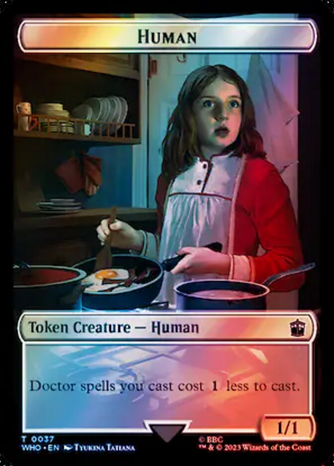 Human, Doctor Who Tokens · 0037