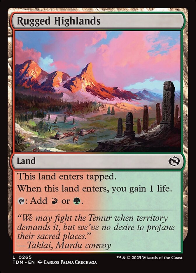 Rugged Highlands, Tarkir: Dragonstorm · 0265