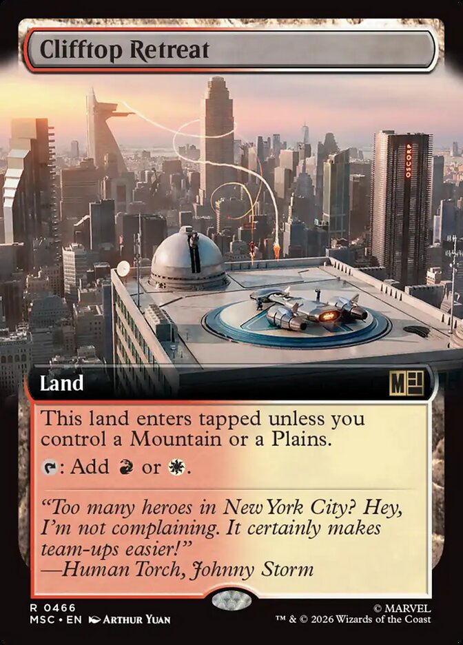Clifftop Retreat, Marvel Super Heroes Commander · 0466