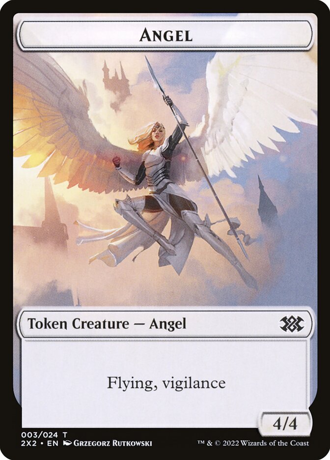 Angel, Double Masters 2022 Tokens · 003