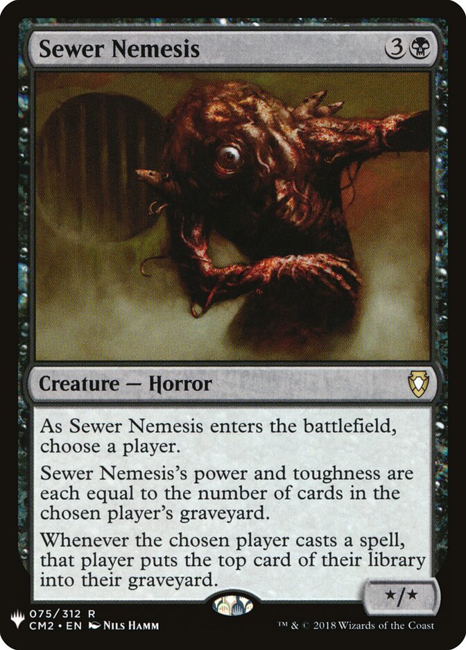 Sewer Nemesis, The List · cm2-75