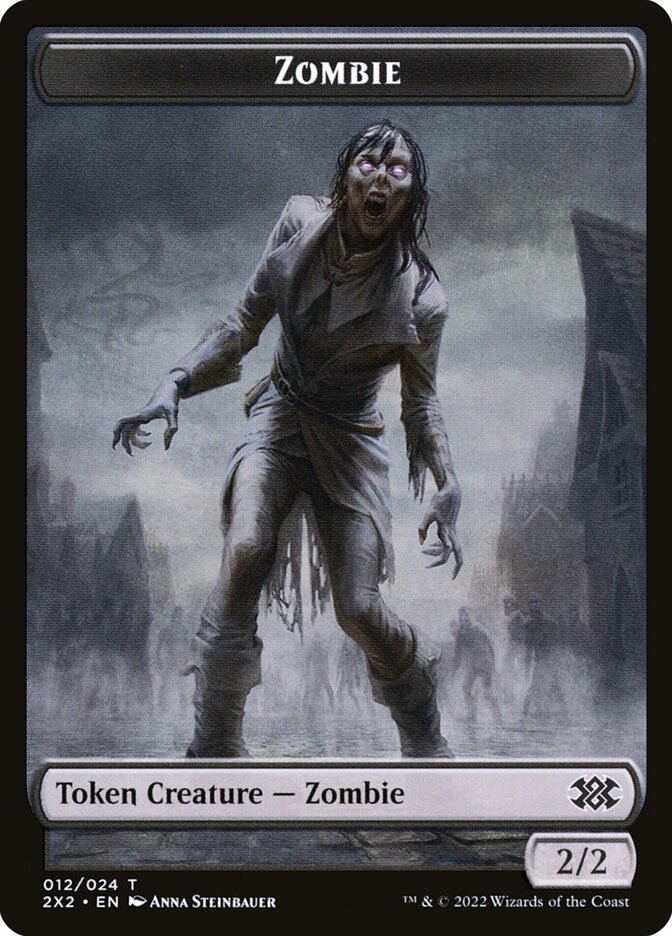 Zombie, Double Masters 2022 Tokens · 012