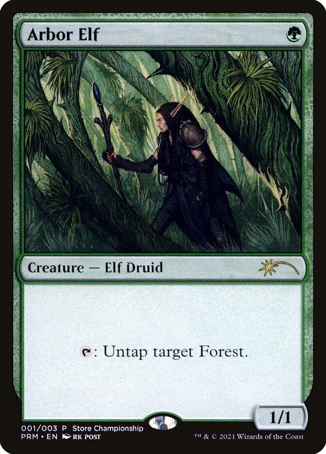 Arbor Elf, Wizards Play Network 2021 · 001/006
