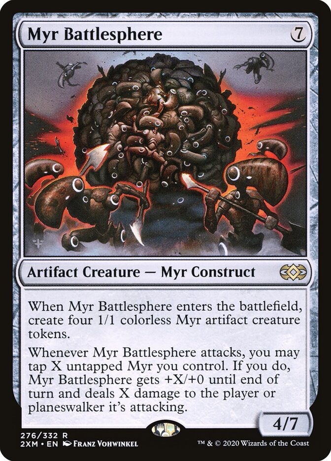 Myr Battlesphere, Double Masters · 276/332