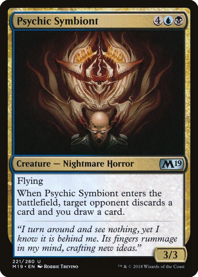 Psychic Symbiont, Core Set 2019 · 221/280