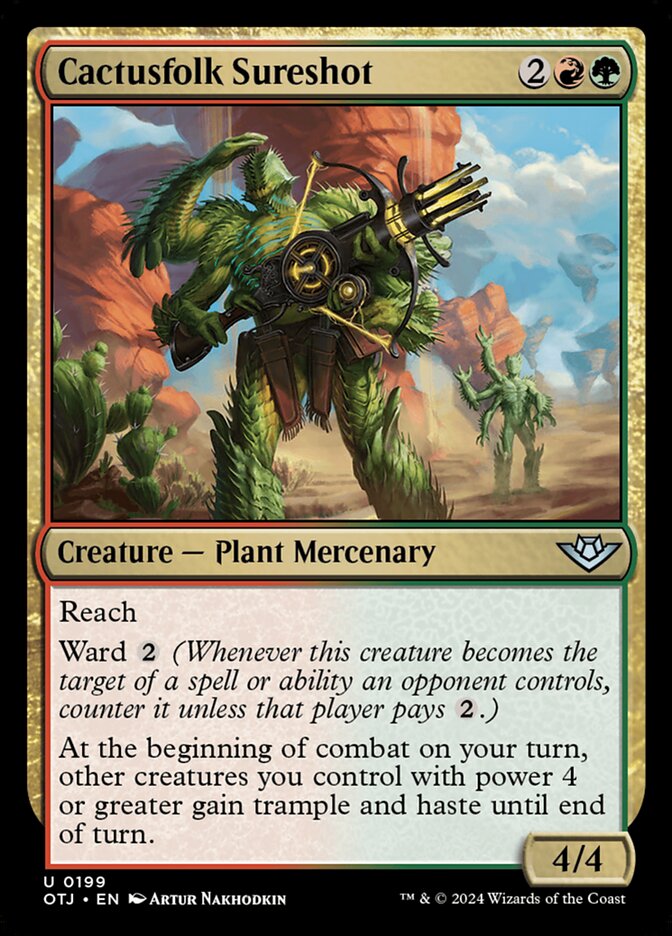Cactusfolk Sureshot, Outlaws of Thunder Junction · 0199
