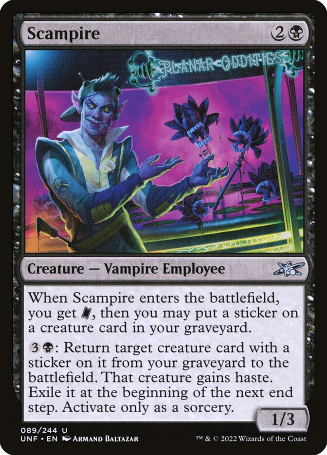 Scampire, Unfinity · 089/244