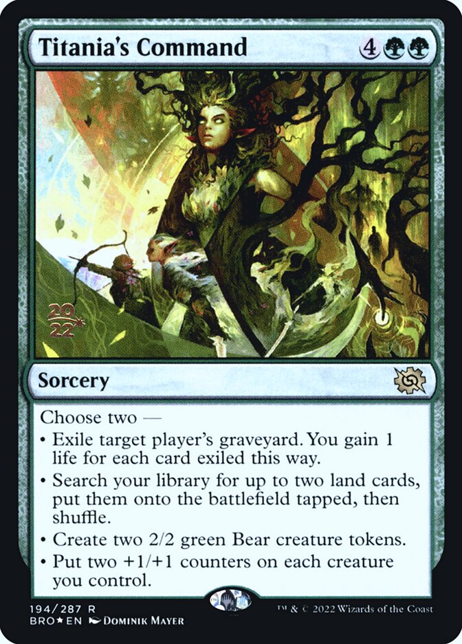 Titania's Command, The Brothers' War Promos · 194/287