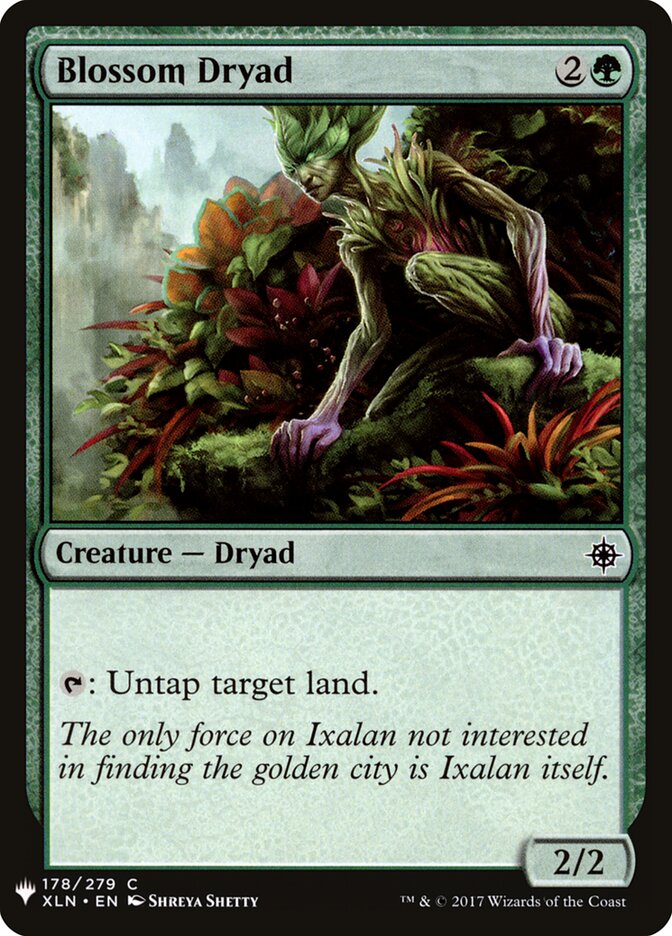 Blossom Dryad, The List · xln-178
