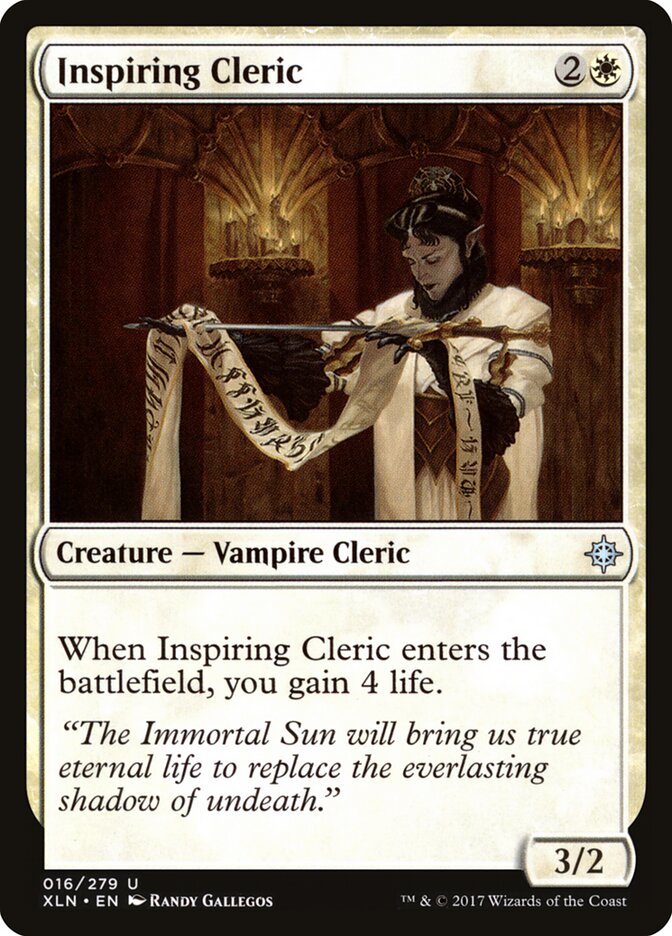 Inspiring Cleric, Ixalan · 016/279