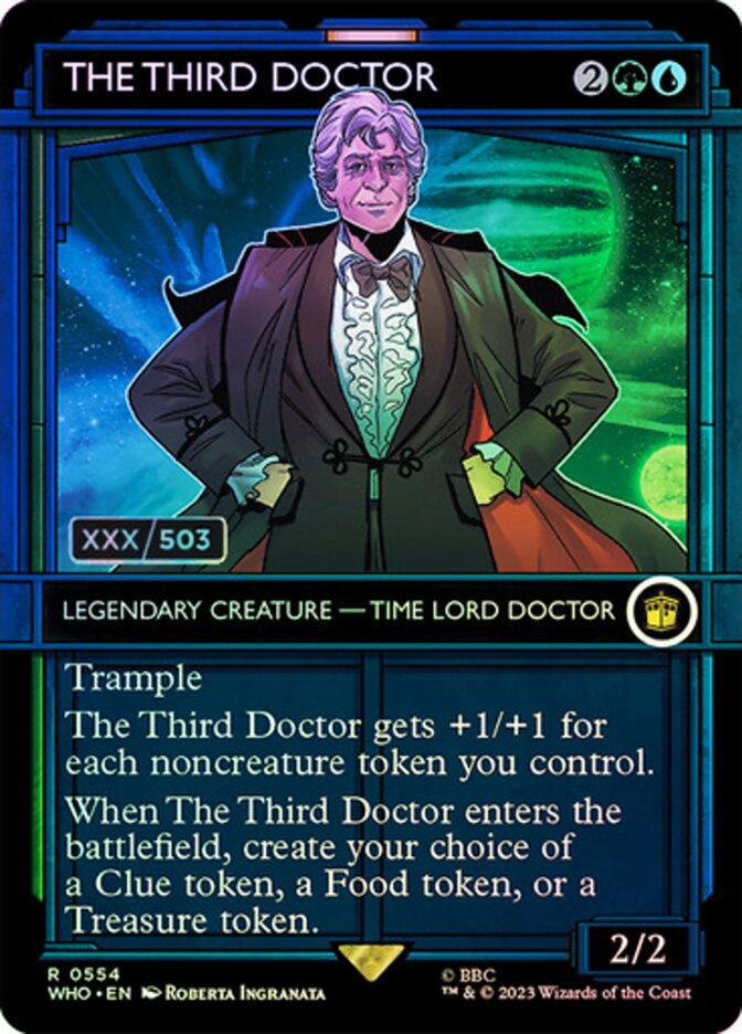 The Third Doctor, Doctor Who · 554z