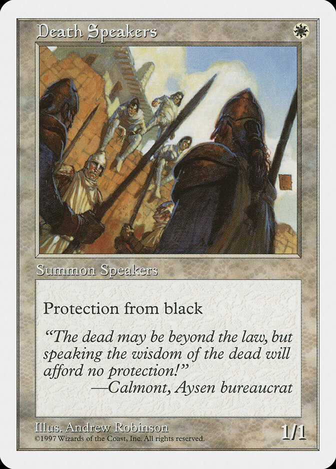 Death Speakers, Fifth Edition · 24