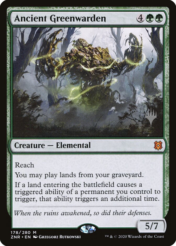 Ancient Greenwarden, Zendikar Rising Promos · 178/280
