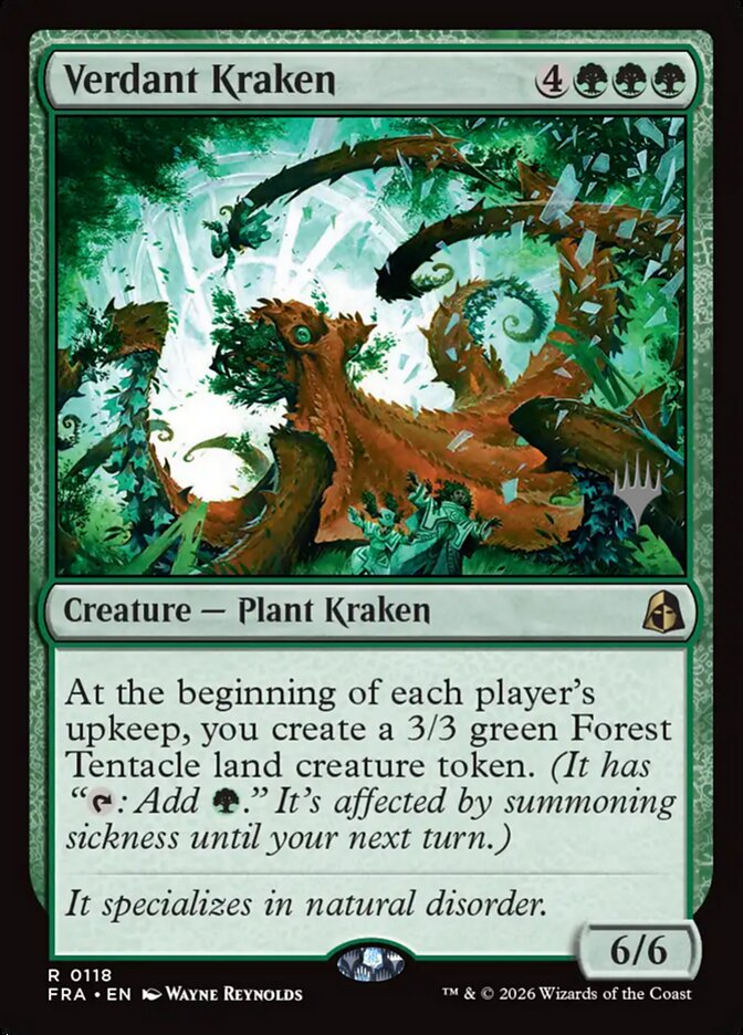 Verdant Kraken, Reality Fracture Promos · 0118