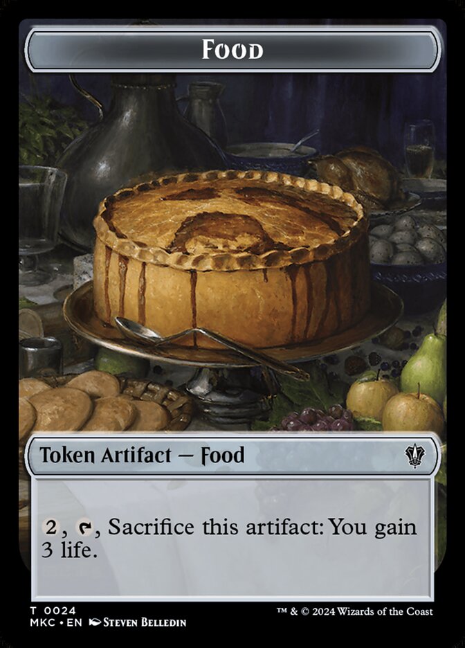 Food, Murders at Karlov Manor Commander Tokens · 0024