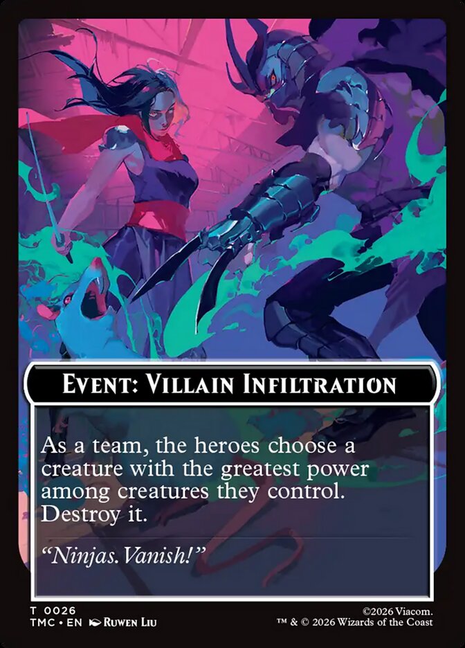 Event: Villain Infiltration, Teenage Mutant Ninja Turtles Eternal Tokens · 0026