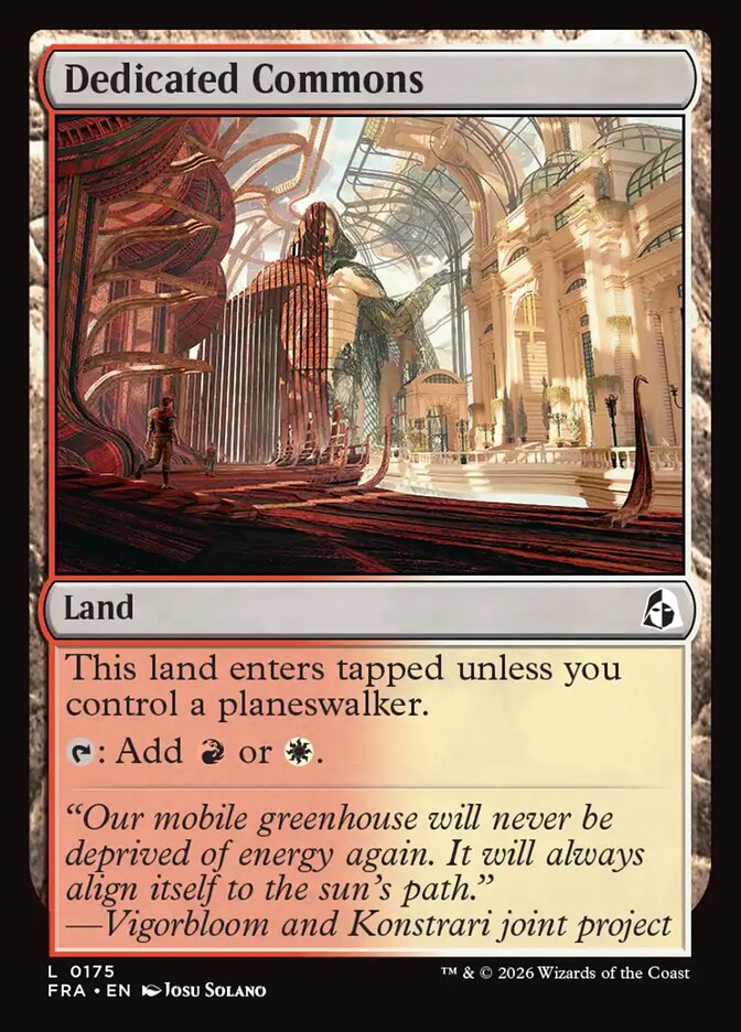 Dedicated Commons, Reality Fracture · 0175