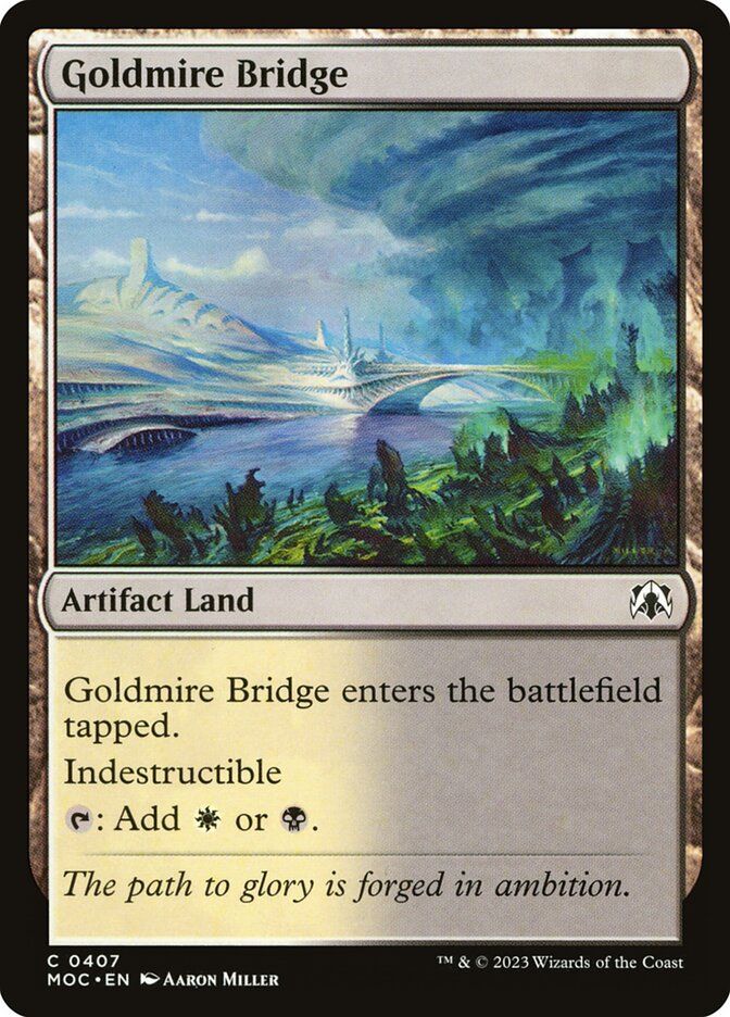Goldmire Bridge, March of the Machine Commander · 0407
