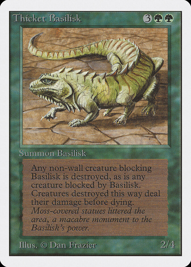 Thicket Basilisk, Unlimited Edition · 219