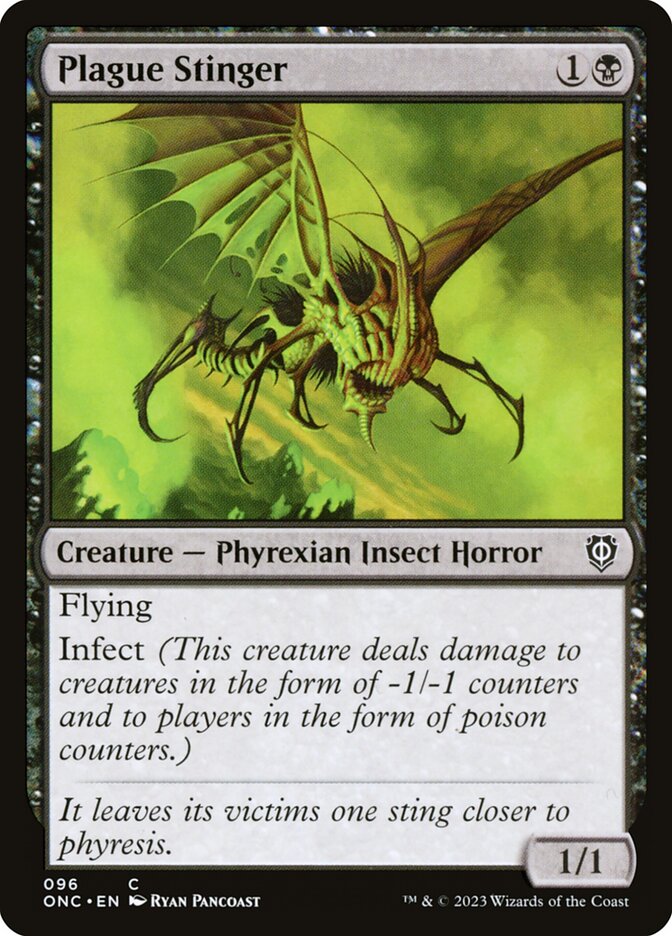 Plague Stinger, Phyrexia: All Will Be One Commander · 096