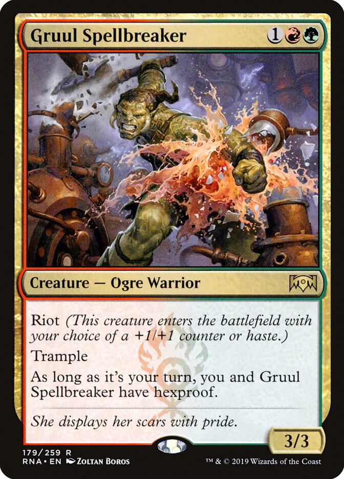 Gruul Spellbreaker, Ravnica Allegiance · 179/259