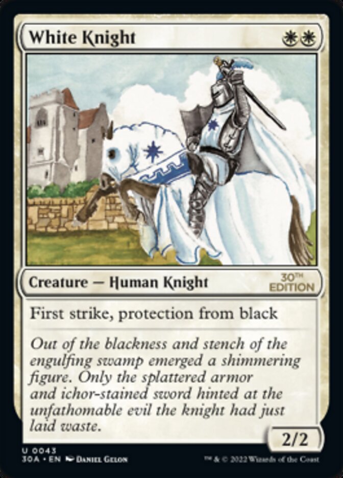 White Knight, 30th Anniversary Edition · 043/594