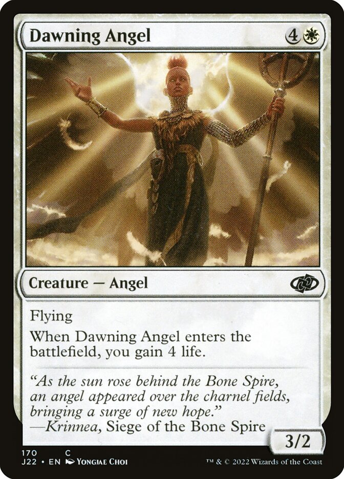 Dawning Angel, Jumpstart 2022 · 170