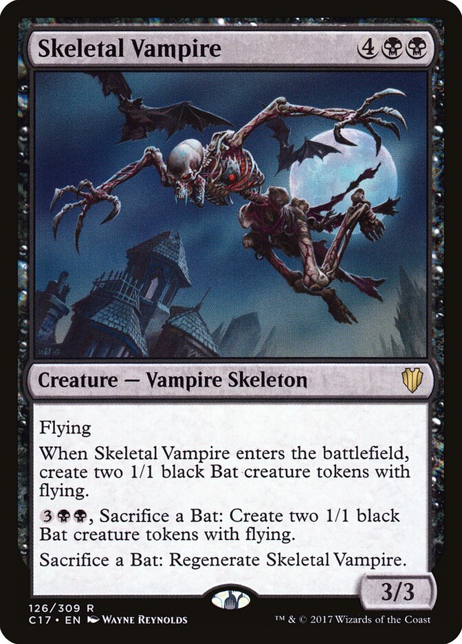Skeletal Vampire, Commander 2017 · 126/309