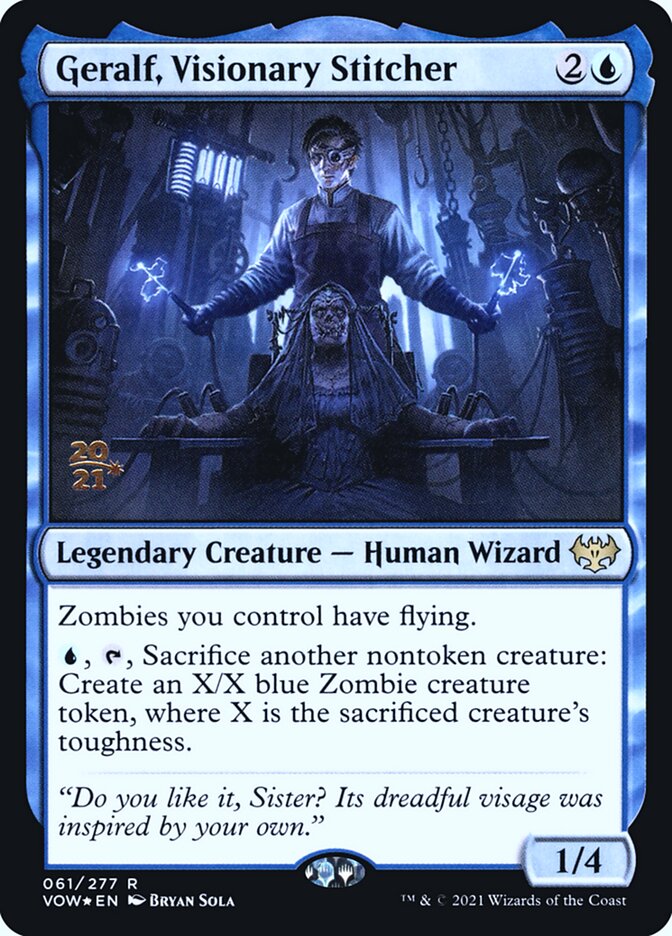 Geralf, Visionary Stitcher, Innistrad: Crimson Vow Promos · 061/277