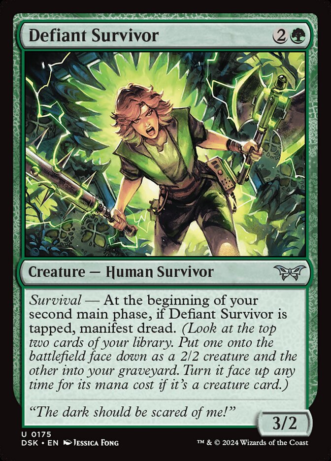 Defiant Survivor, Duskmourn: House of Horror · 0175