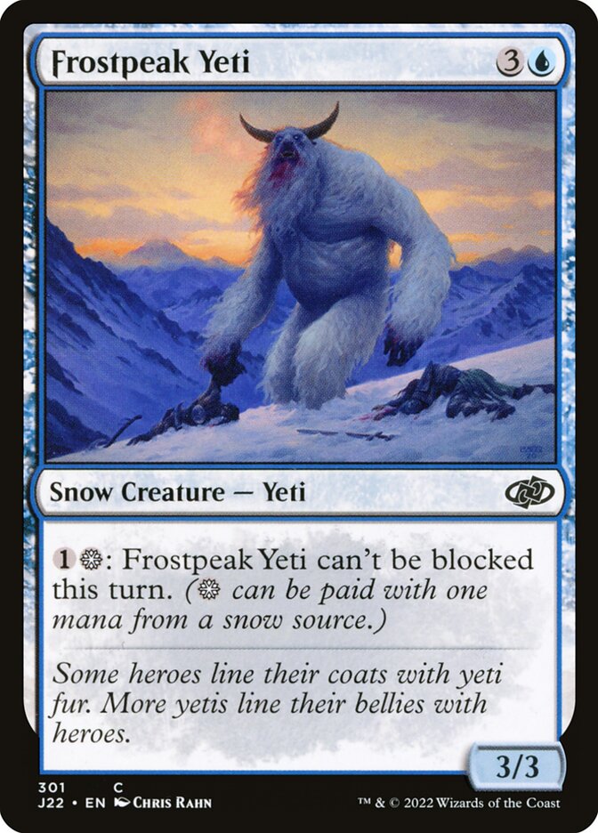 Frostpeak Yeti, Jumpstart 2022 · 301