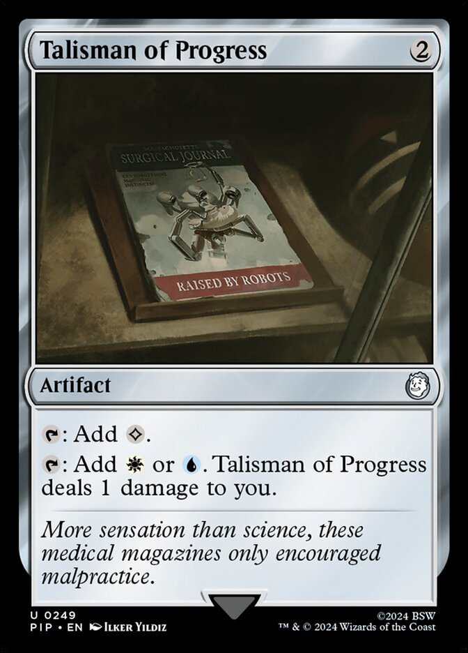 Talisman of Progress, Fallout · 0249