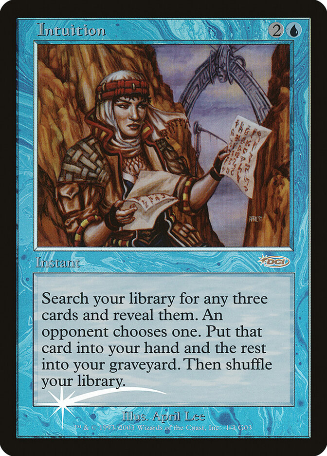 Intuition, Judge Gift Cards 2003 · 1/3