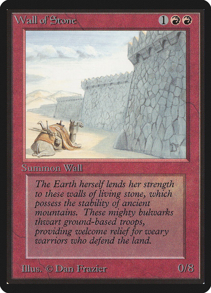 Wall of Stone, Limited Edition Beta · 183
