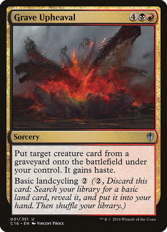 Grave Upheaval, Commander 2016 · 031/351