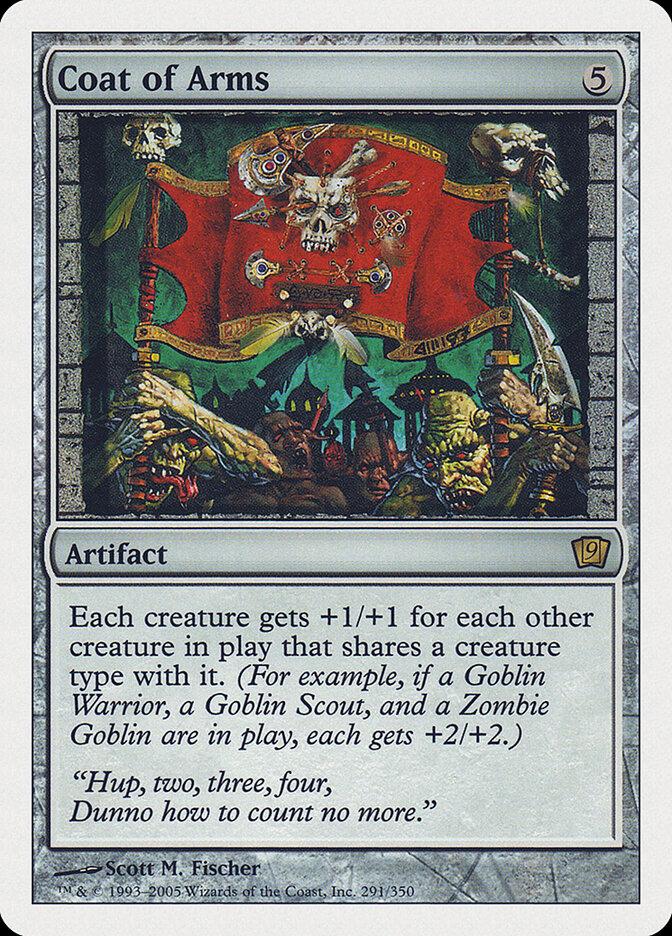 Coat of Arms, Ninth Edition · 291/350