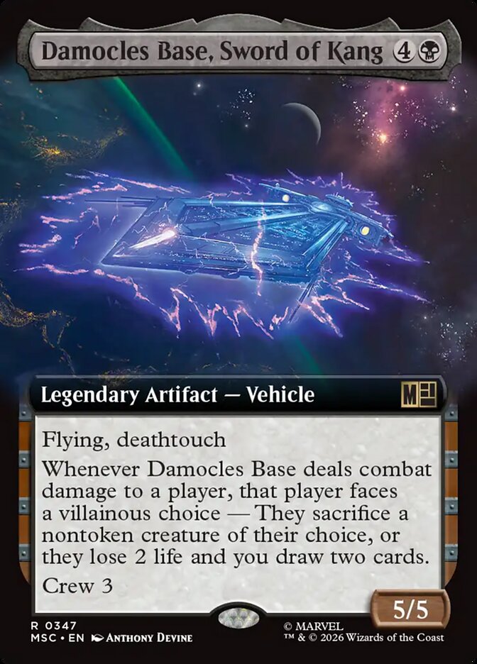 Damocles Base, Sword of Kang, Marvel Super Heroes Commander · 0347