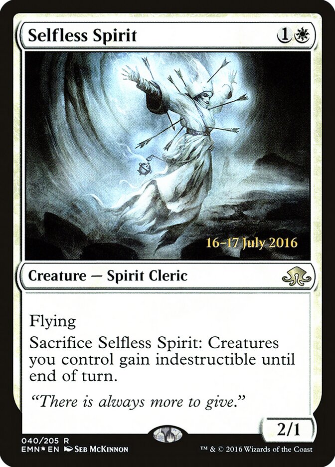 Selfless Spirit, Eldritch Moon Promos · 040/205