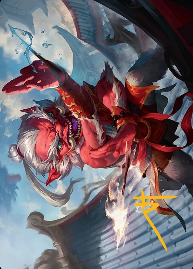 Devoted Duelist // Devoted Duelist, Tarkir: Dragonstorm Art Series · 0015